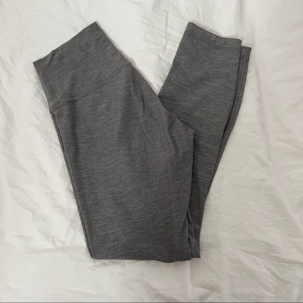 Grey Lululemon high rise leggings size 4